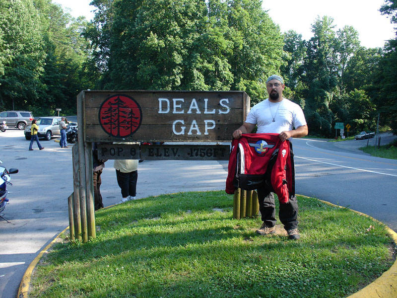 Heathen Bikers Kinship ride the tail of the dragon at deal's gap